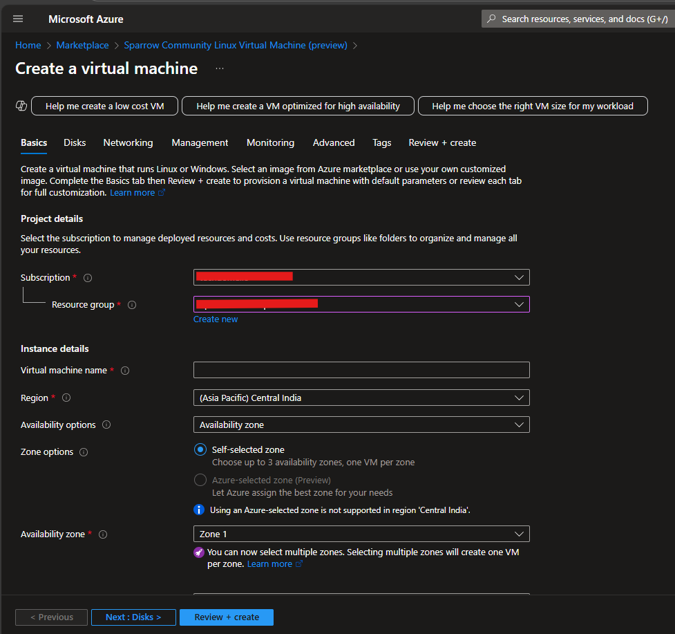 Basic Settings Screenshot